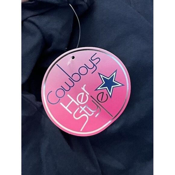 Dallas Cowboys Her Style Missy XXL Star Short Sleeve Football T Shirt NWT - Picture 3 of 5